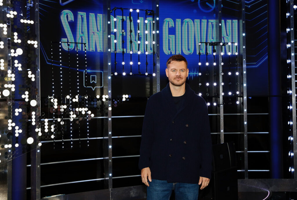 Alessandro Cattelan is the host of Sanremo Giovani, Dopo Festival and will co-host the final evening of the Sanremo Festival with Carlo Conti